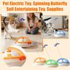 Pet Electric  Toy, Spinning Butterfly, Self Entertaining Toy, Supplies