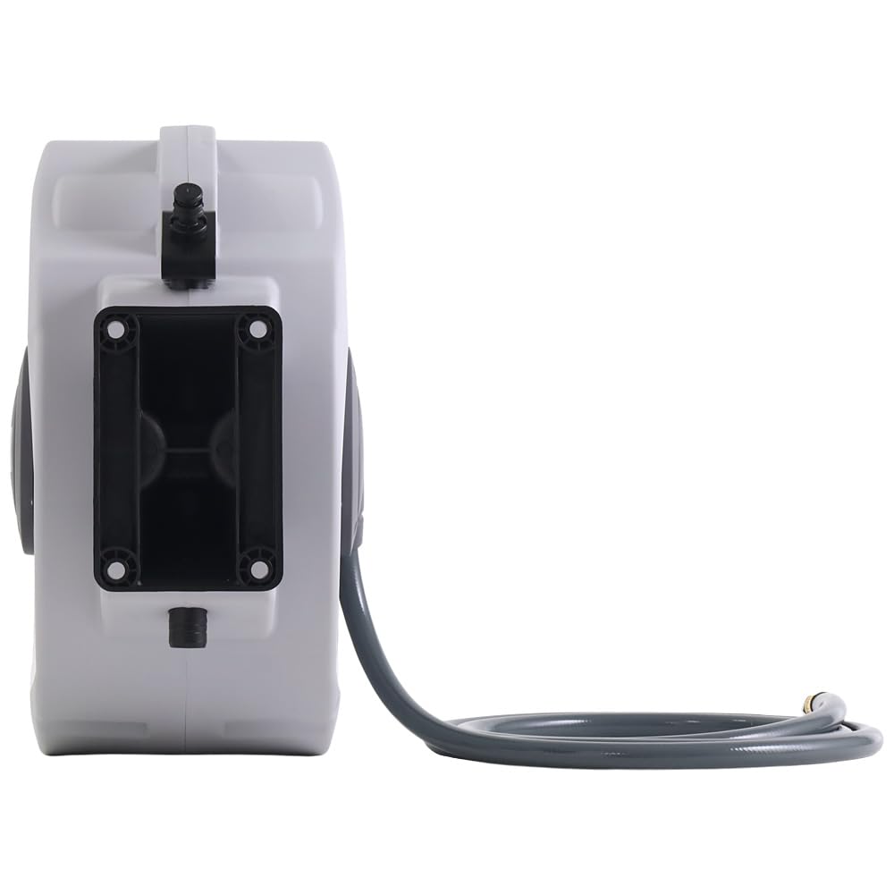 seathestars Automatic Retractable Air Hose for Pneumatic Hose Inner Coupler Reel, 20m, Wall-Mounted, Ceiling-Mounted, Portable, 180° Rotating, Tools,