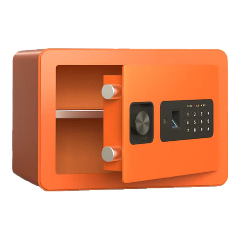 Deli 33559S Small Wall-Mounted Fingerprint Password Safe