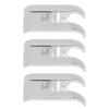 3Pcs Zigzag Foot Stainless Steel Multifunctional Universal Lightweight Durable Sewing Machine Presser Foot for Home