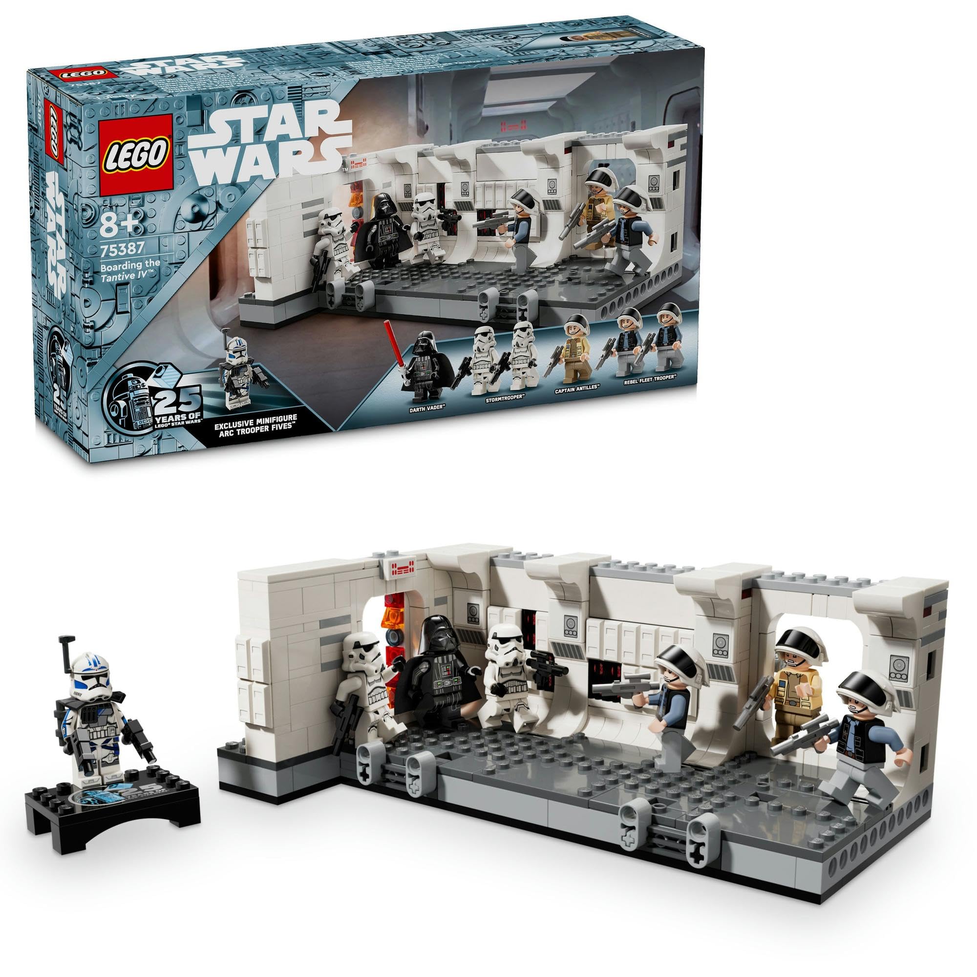 LEGO Star Wars Tantive IV Interior Toy, Birthday Gift, Building Blocks, for Boys and Girls, Ages 8, 9, and 10, Elementary School Students, Space, 7538
