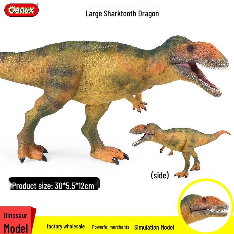 Large Dinosaur Model Toy: Spinosaurus & T-Rex for Kids