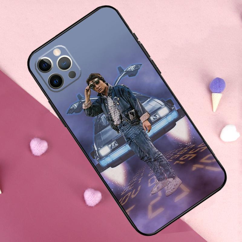 Back to the Future Cool Phone Case For iPhone 17 Pro Max 11 14 15 16 Pro Max Plus 13 12 Mini 16e 17 Air Back Cover