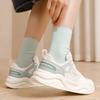 361 Cushioning Breathable Slip Resistant Low top Casual Sprint Running Shoes Women's White Green 682526712F-3