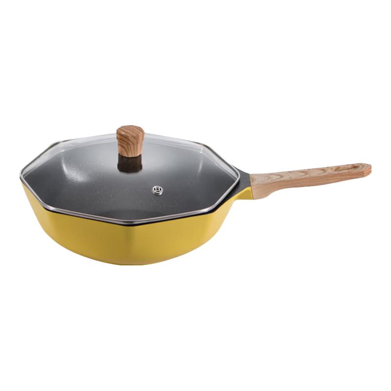 Maifan Stone Non-stick Octagonal Frying Pan Wok