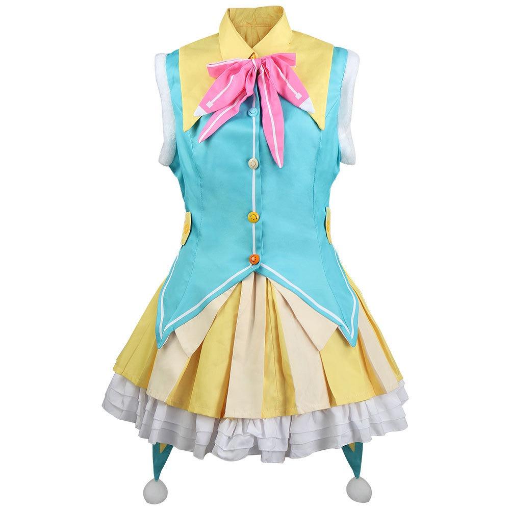 

Kusanagi Nene Cosplay Costume Women Cute Costume Idol Nene Dress Headwear For Comic Con S як показано кольору