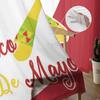 Mexico Cinco De May Celebrate Tulle Curtain Home Office Window Decor Bedroom Kitchen Balcony Modern Sheer Curtain