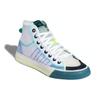 adidas Nizza High RF 'White Lush Blue' (Unisex) Cloud White / Lush Blue / Legend Ink Skateboard Shoes FY3093