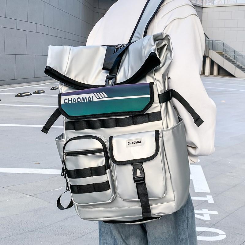 Badminton Racket Backpack Large Capacity with Separation Shoes Bags Sports Training Riding Backpack Student Schoolbag