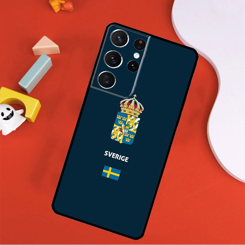 

Sweden Flag Phone Case For Samsung Galaxy S24 Ultra S25 Ultra S9 S10 S20 S21 S22 S23 Plus S24 FE Cover Galaxy S23