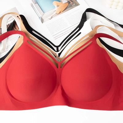 BH in Übergröße, sexy, nahtlose BHs für Damen, bügelloses Bralette, bequeme Unterwäsche, einfarbige Damenunterwäsche