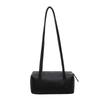 Solid Color Shoulder Bag Large Capacity Underarm Bag