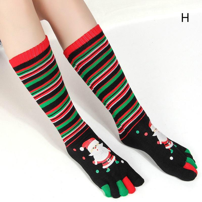 Christmas Five Finger Socks Christmas Decorations for Home Xmas Gifts Cristmas Decoration New Year Harajuku Socks