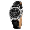 Forsining Fashion Ladies Stainless Steel Case Moon Phase Mechanical Watch Women's Multifunctional Diamond Dial Automatic Clock