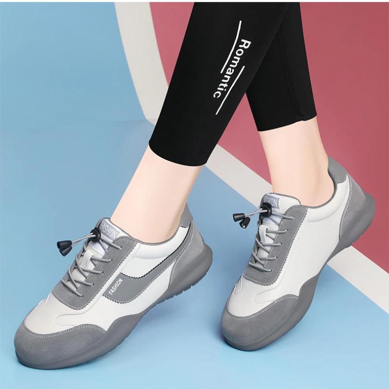 Fashion 2024 New Women's Walking Shoes Casual Lace Up Breathable Sports Comfortable Mesh Spring Autumn Soft Fashion Sports Shoes Summer