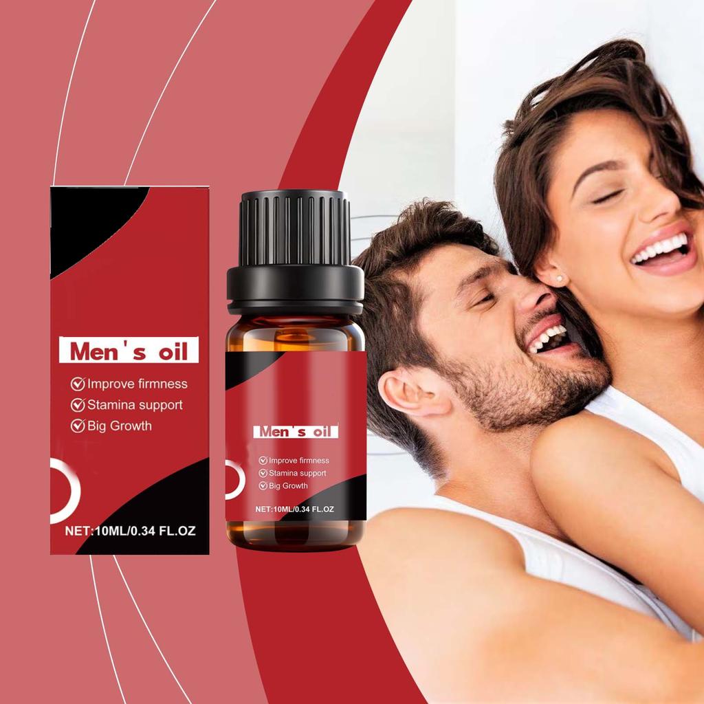 Men's Care Serum Oil 10ml, Massage Serum Oil, Energy-boosting And Long-lasting Moisturizing Oil