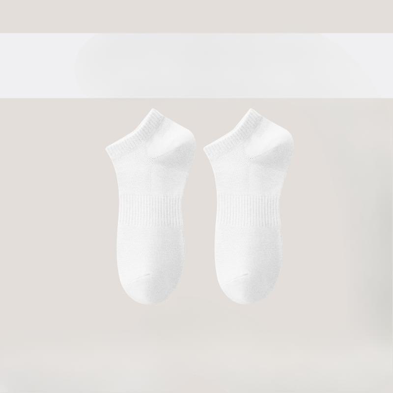 

Женские носки, Летние из чистого хлопка, Антибактериальные, Дезодорирующие, Влагоотводящие, Дышащие и Не скатывающиеся Носки-следки с коротким паголенком 1 pair белый