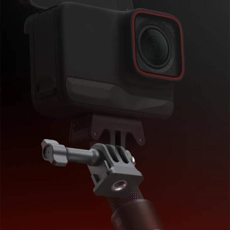 Sports Camera Cold Shoe Adapter Adjustable with Universal 1/4inch Screw Hole for Action Camera Tripods Selfie Sticks