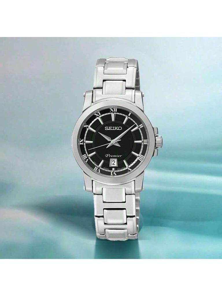 Seiko PREMIER SXDF43J1 Ladies Quartz Watch Stainless Steel Strap