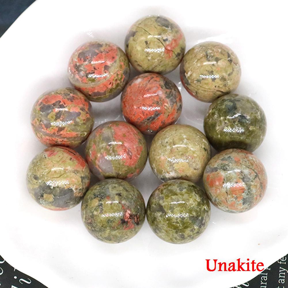 Margele Rotunde Mici din Cristal de Piatră Naturală de 16 mm, Vindecare Reiki, Cuarț, Ametist, Agat, Specimen Mineral, Glob, Chakra, Vânzare cu Ridicata