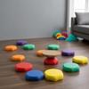 6 Pieces 2in1 Balance Stepping Stone | Rounded LowProfile Design, with