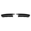 2PCS Front Driving Fog Light Cover Fit VW Passat 2012-2015 Black/Chrome