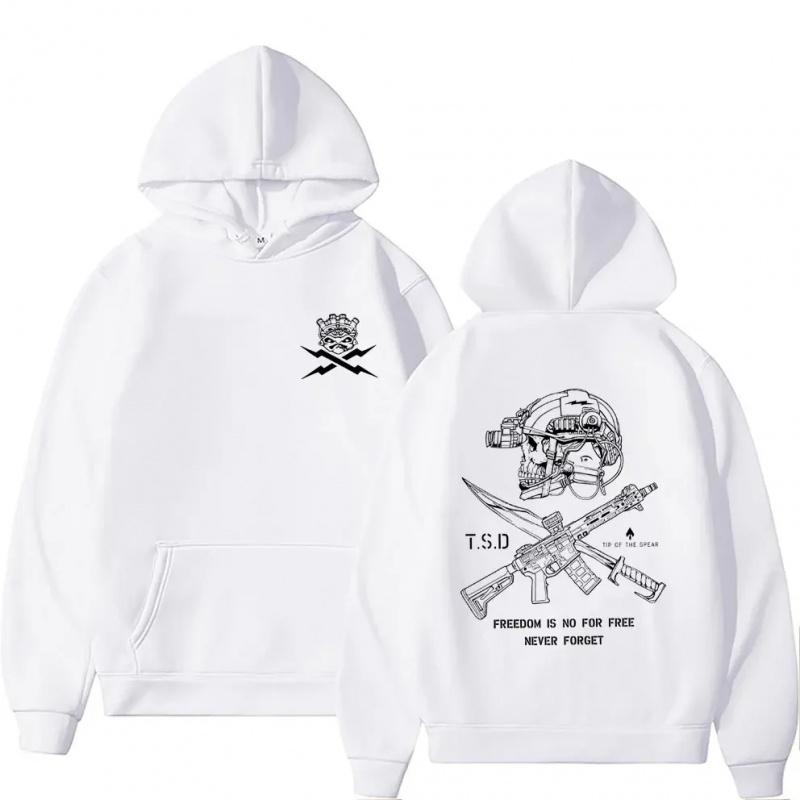 2026 Cool Sparta X-ray Tactical Skull Print Hoodie Men Women Autumn Winter Daily Outdoor Casual Loose Warm Sweatshirt