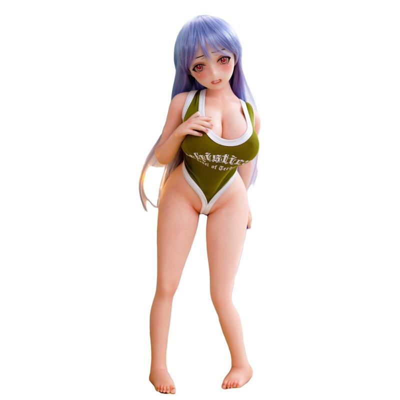 88cm Men's Sex Doll Big Breast Anime Vagina Sex Masturbation Cup Japanese Style Cosplay Erotic Adult Sex Toy