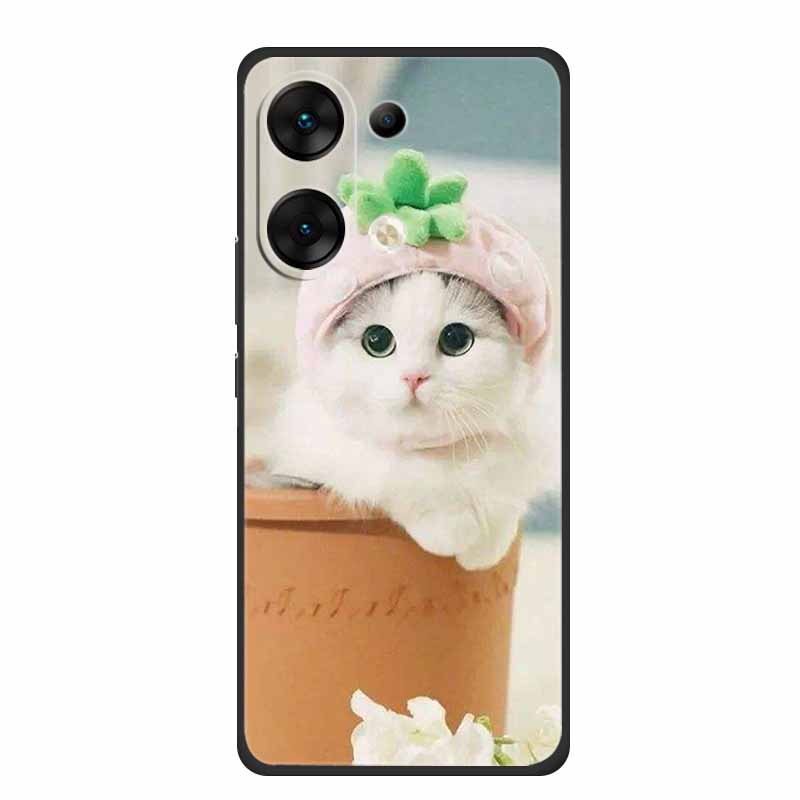 For Xiaomi Poco M6 Pro 4G Case 6.67" Animals TPU Soft Silicone Back Cover Phone Cases for POCOM6 Pro 4G Protector Wolf Cool Para
