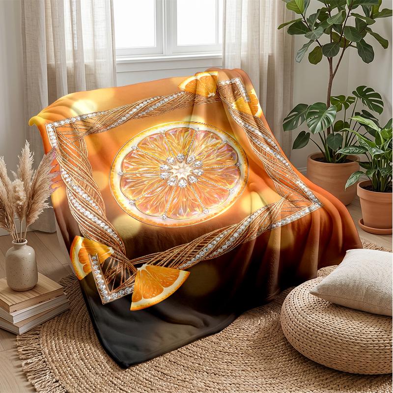 Oceanic Voyage Collection Theme blanket Lightweight Warm Flannel Blanket Decorative Throw Blanket for Home Decoration