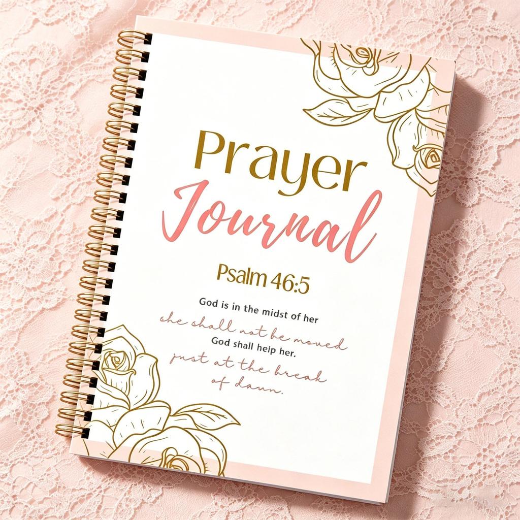 Cross-Border A5 Spiral Prayer Journal Notebook