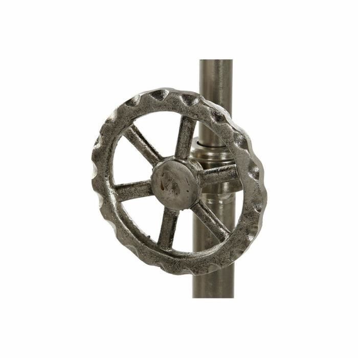 Lampadaire - Métal - Argenté - 60W - 74x61x182cm - Contemporain Design