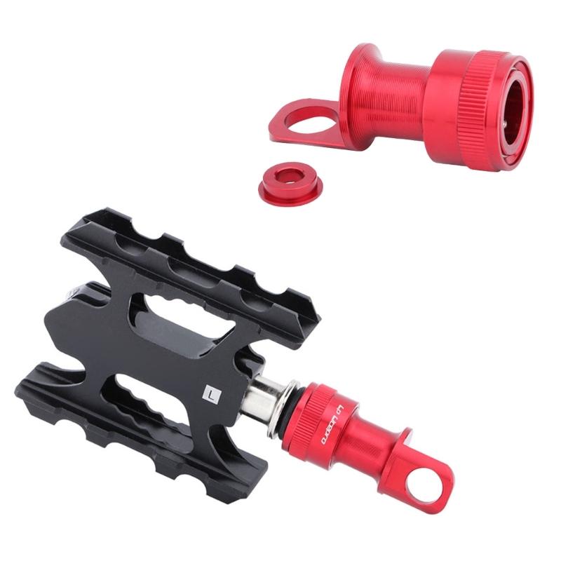 Quick Releases Bicycles Pedal Mount Brackets Pedal Adapters For Folding Bikes Aluminum Alloy With Precisions Machining