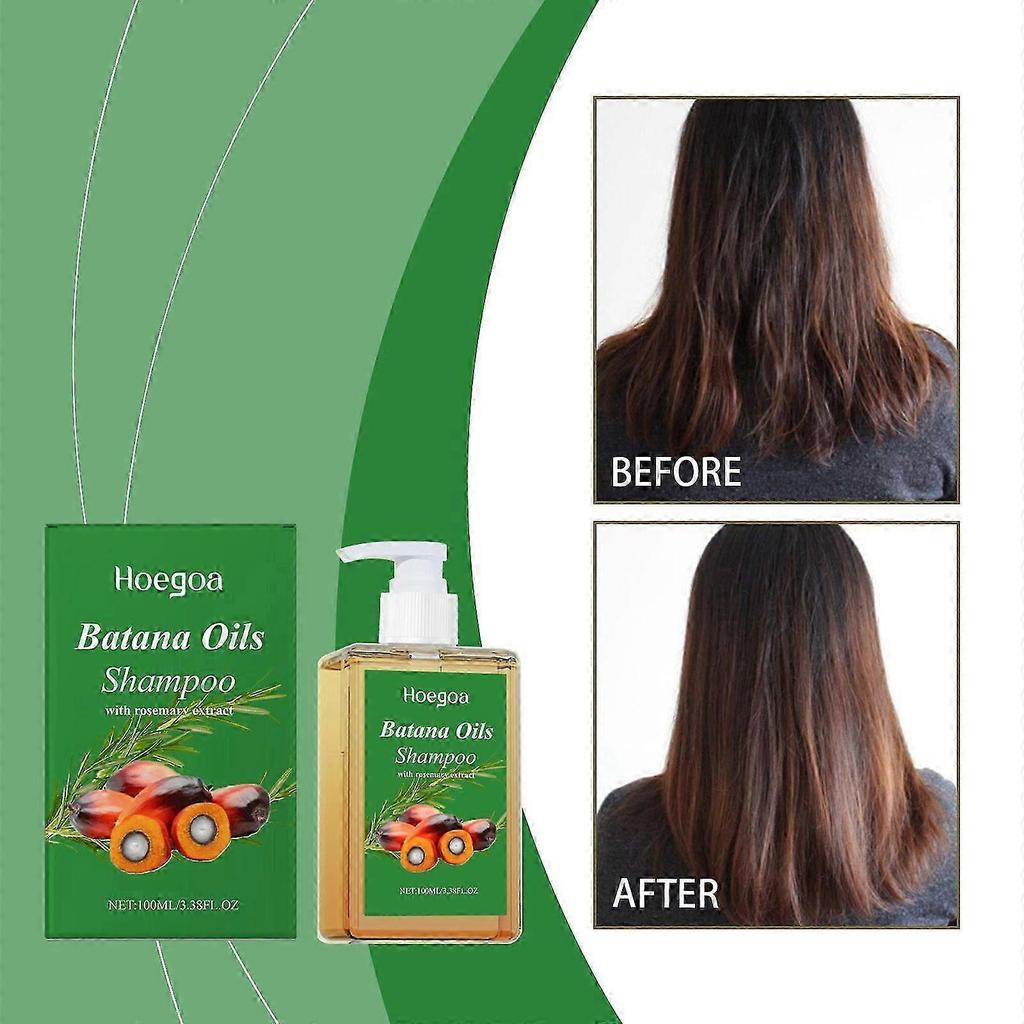 2025 Batana Oil Shampoo with Rosemary Extract, Nourishing & Regenerating, Soft, Volumizing and Fluffy, Reduce Hair Loss Shampoo for Men & Women
