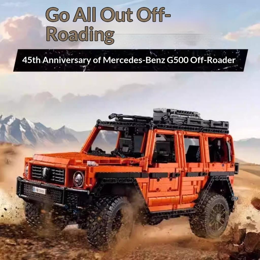 Compatible Building Block Mercedes Benz Big G500 SUV Boy Assembled Toy Gift