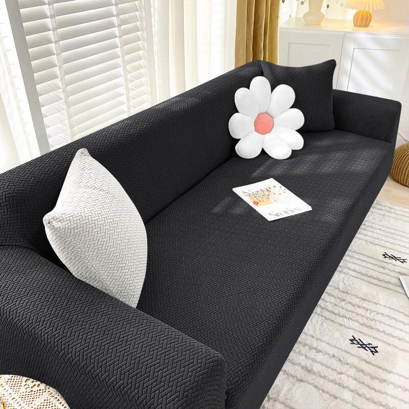 

Универсальный эластичный жаккардовый чехол на диван Т-образной формы