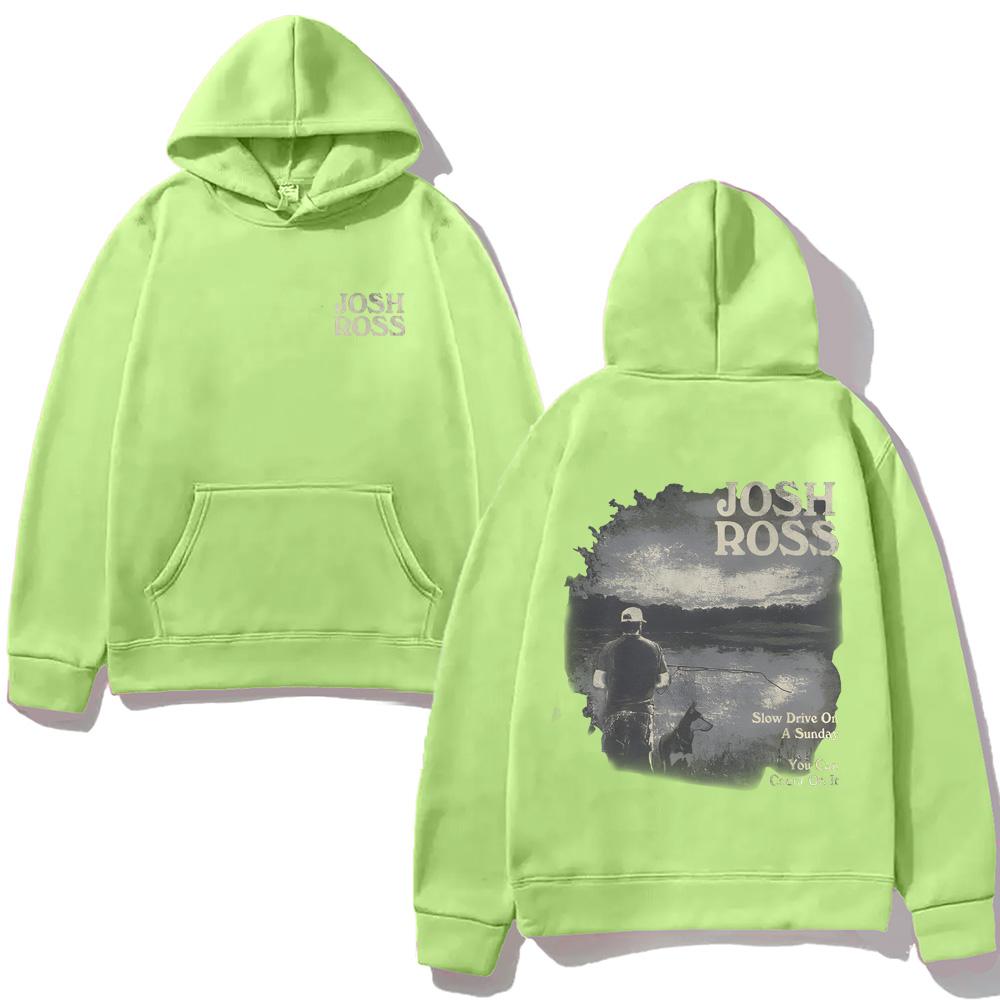 Josh Ross 2025 Tour Hoodie Same As High Quality with Pocket Sweatshirt Long-sleeved Simplicity Pullover