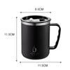 500ml Thermos Mug 304 Stainless Steel Coffee Cup With Handle Leak-Proof Vacuum Flask Insulated Cup Portable Thermal Water Bottle