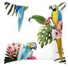 Federa per cuscino per divano, federa per cuscino stampata, Stile Tropicale, Animale, uccello, pappagallo, decorazione d'interni