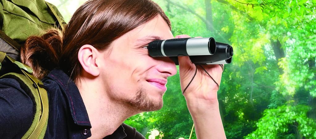 Kiyoraka RD-S01 Recordable Digital Binoculars with 10x Magnification, Photo and Video Recording Telescope