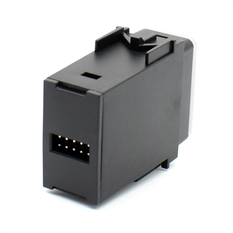 DC 12-24V Black QC3.0 Quick-Charger Dual USB Phone Adapter Port For Nissan Cars