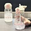 500ml Hello Kitty Brčko Kelímek Roztomilý Přenosný Plastový Kelímek Jednoduchý Studentský Dvojitý Kelímek na Pití Sportovní Nepropustný Kelímek na Vodu Dárek pro Dívky