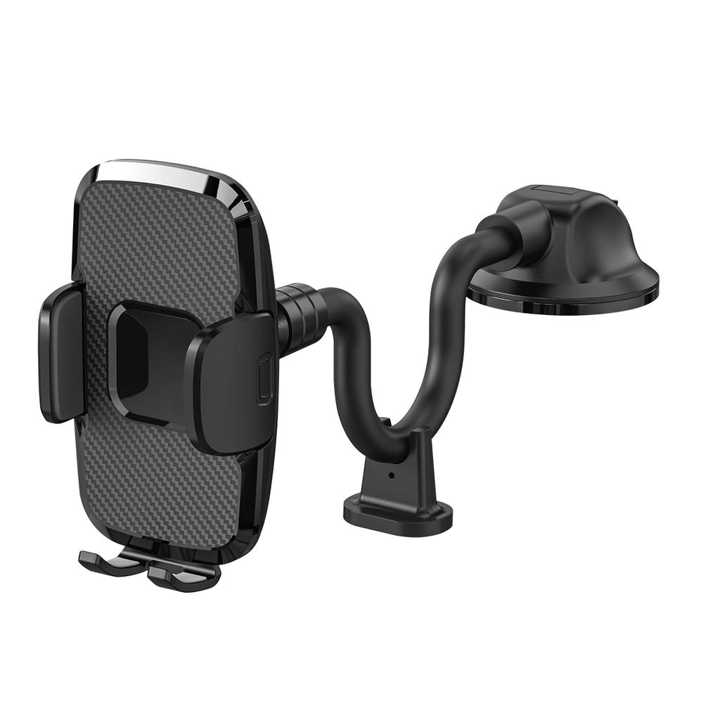 Car Flexible Long Arm Phone Mount Interior 360° Rotatable Auto Mount Dashboard Holder With Suction Cup Universal Handsfree