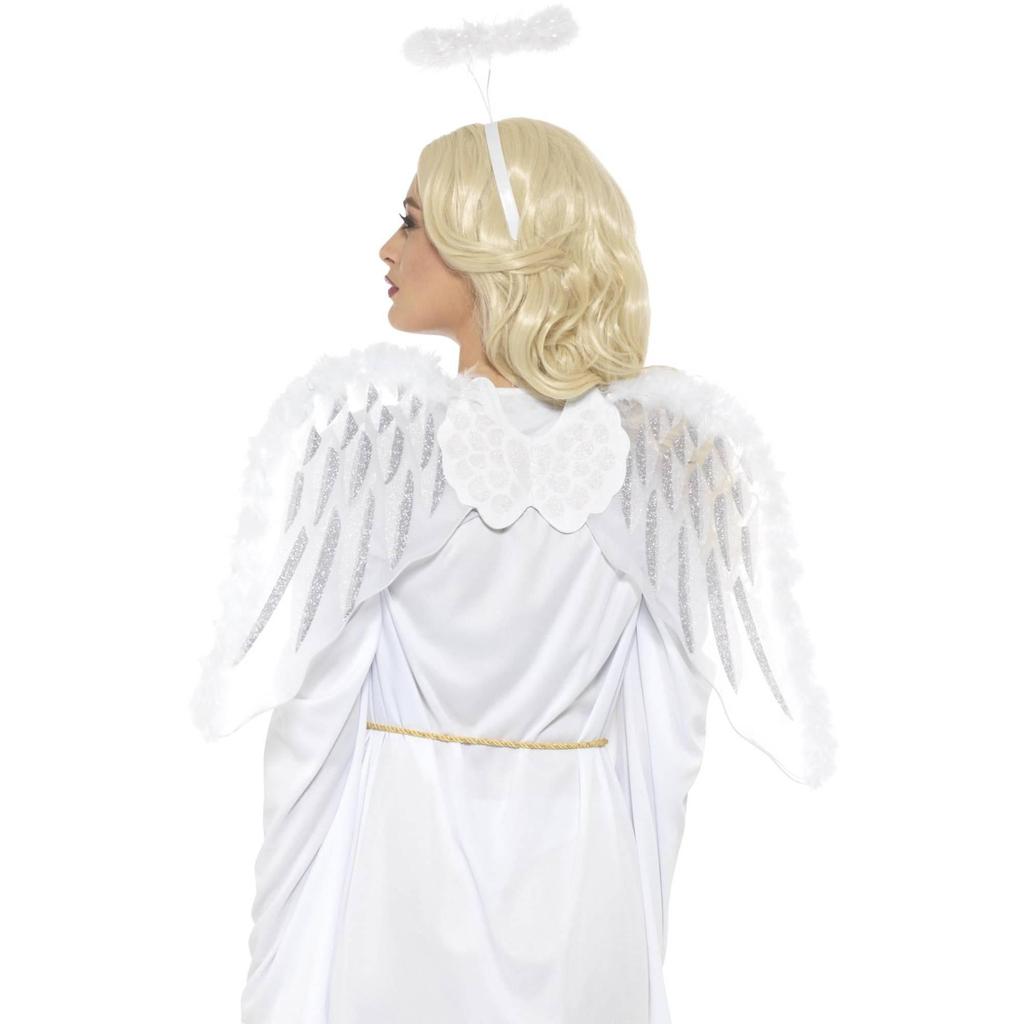 Smiffys Womens/Ladies Pure Angel Costume Accessory Set