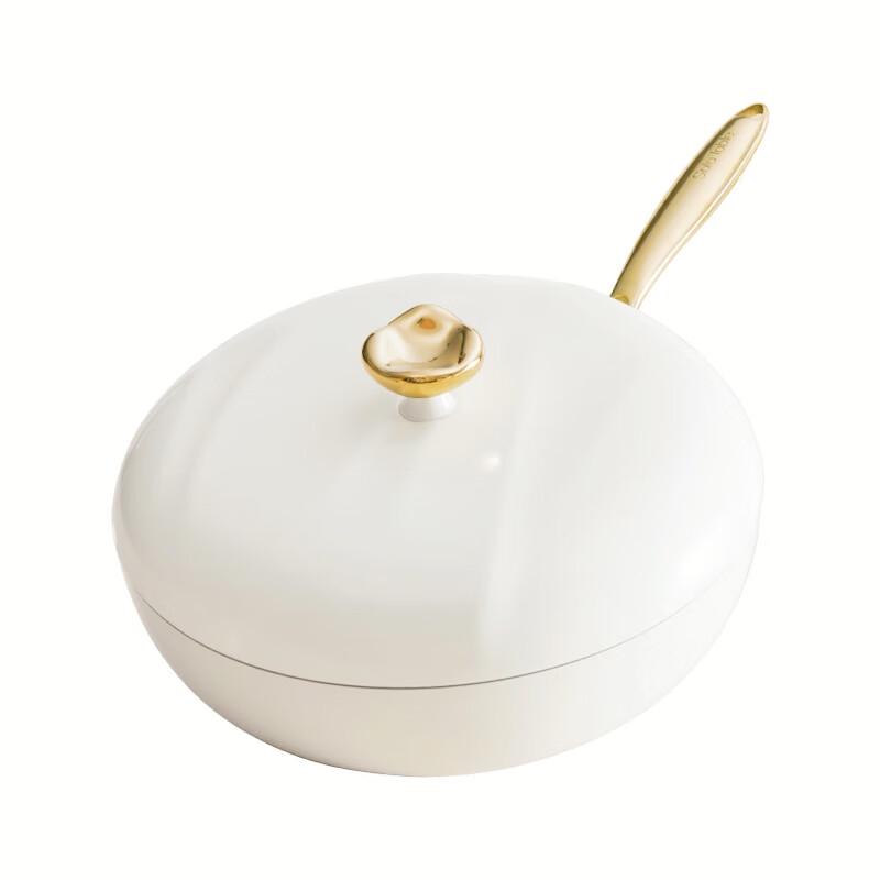SalaTable Rose White Titanium Non-Stick Wok