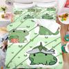 Frog Cute Beddings for Kids Boys Girls Teenage Single Duvet Cover, 3D Cartoon  Frog Quilt Cover and Pillowcase 50×75cm 2 pcs