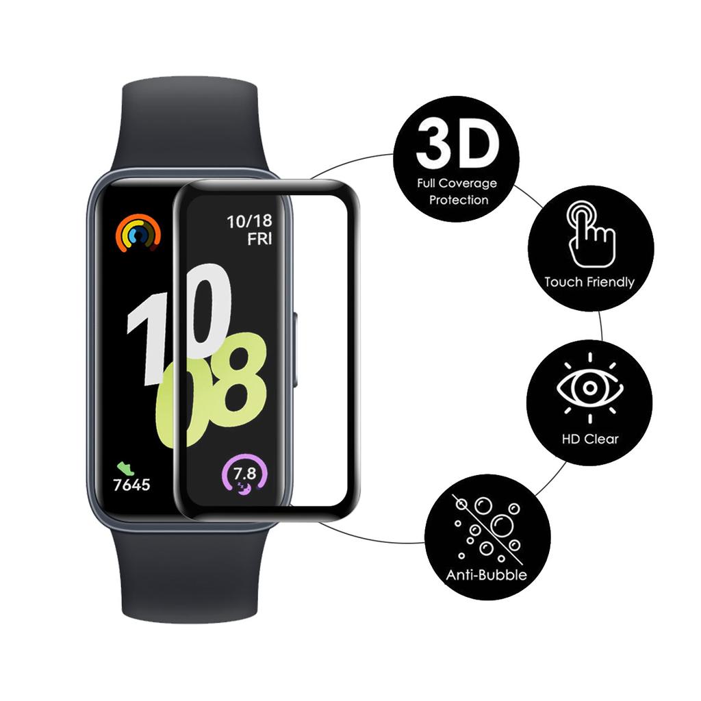For Huawei Band 10 Screen Protector ENKAY HAT PRINCE 3D Curved PC + PMMA Ultra Clear Film