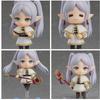 Super Cute Chibi Frieren Fern Nenoroid Doll Posable Toy With Multiple Face Expressions Anime Collectible Gift Set