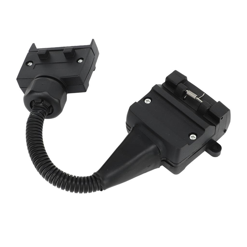 Trailer Adapter 7 Pin Flat Male Plug To 12 Pin Flat Female Socket Caravan Connector