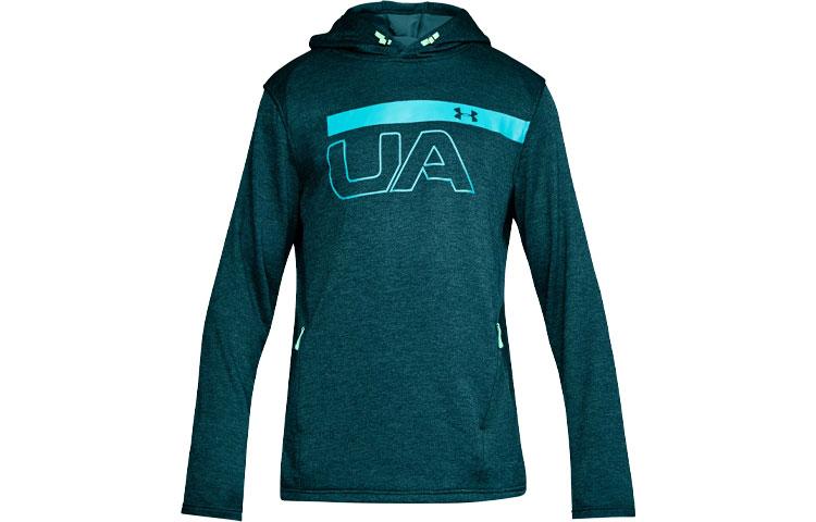 Under Armour Tech Sweatshirts Men s Blue Hooded Moderate Regular 1306445-716 S